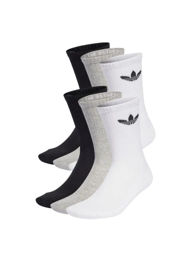 adidas Originals Trefoil Cushion Crew Socks 6 Pairs